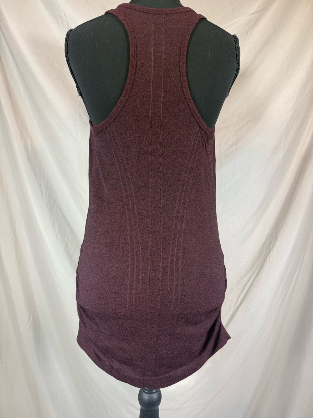 Athleta‎ Ruched Racerback Active Tank Burgundy- Size Small - Picture 5 of 5